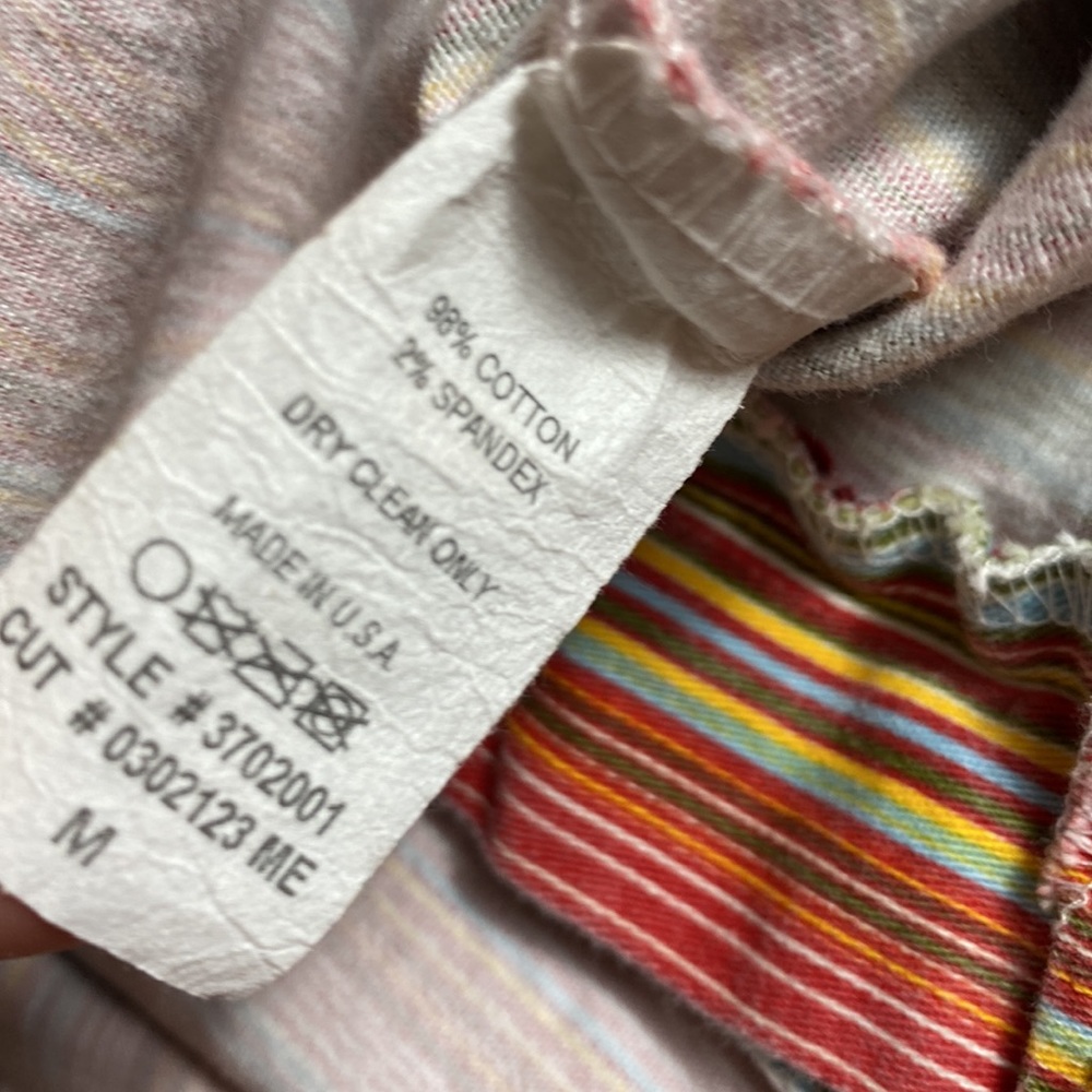Forever 21 Y2K Super Low Rise Multicolor Striped Bootcut Pants - Picture 7 of 12